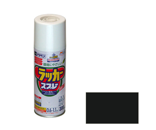Asahipen Corporation 62-2310-48 Aspen Lacquer Spray 300mL (Matte Black)